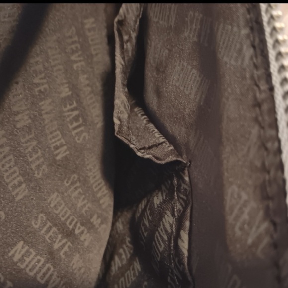 NWT Steve Madden Silver Bdaisy Raffia Crossbody Bag - Picture 13 of 15